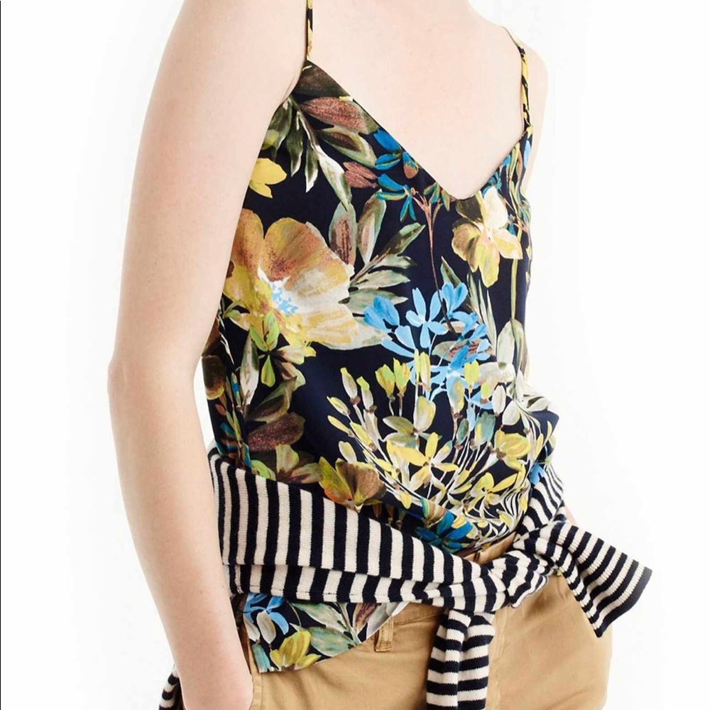 J. CREW Tropical Floral Camisole